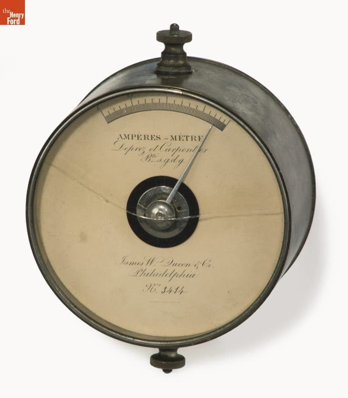 Deprez et Carpentier Ammeter, 1889
