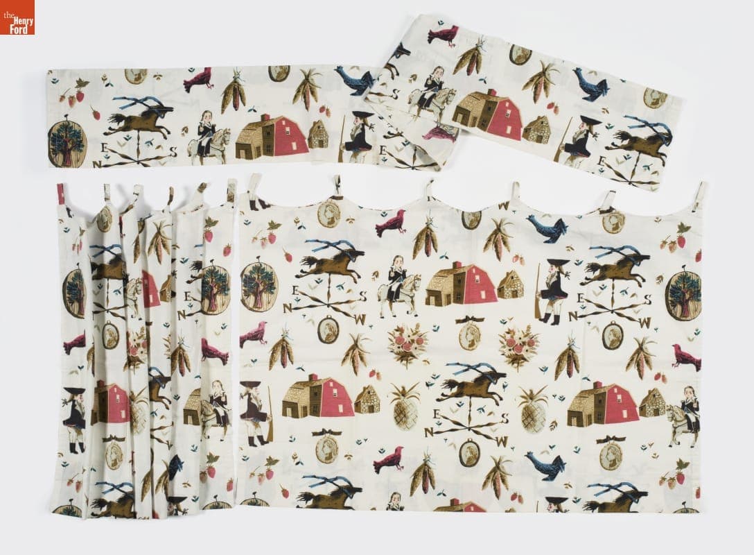 Curtains with Valance, 1957-1960