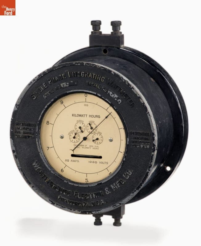 Westinghouse Type C Switchboard Wattmeter, 1906-1911