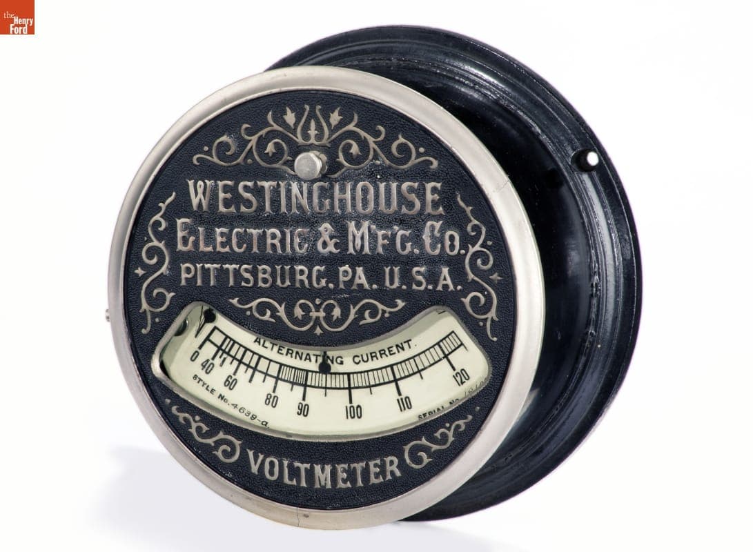 Westinghouse Style 4638A Voltmeter, 1900-1910