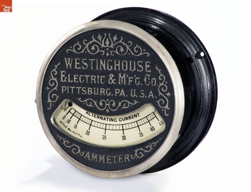 Westinghouse Style 4654A Ammeter, 1900-1910