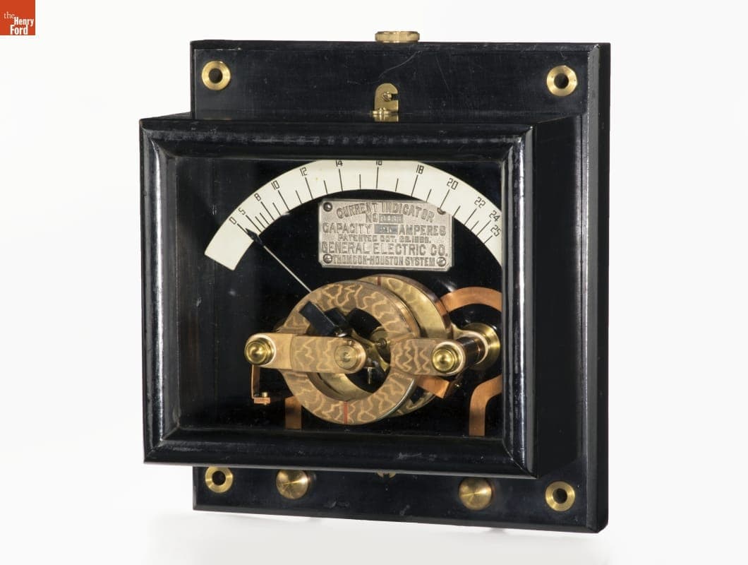 General Electric Thomson Houston Current Indicator, Used by the Buffalo Bolt Company, 1892-1895