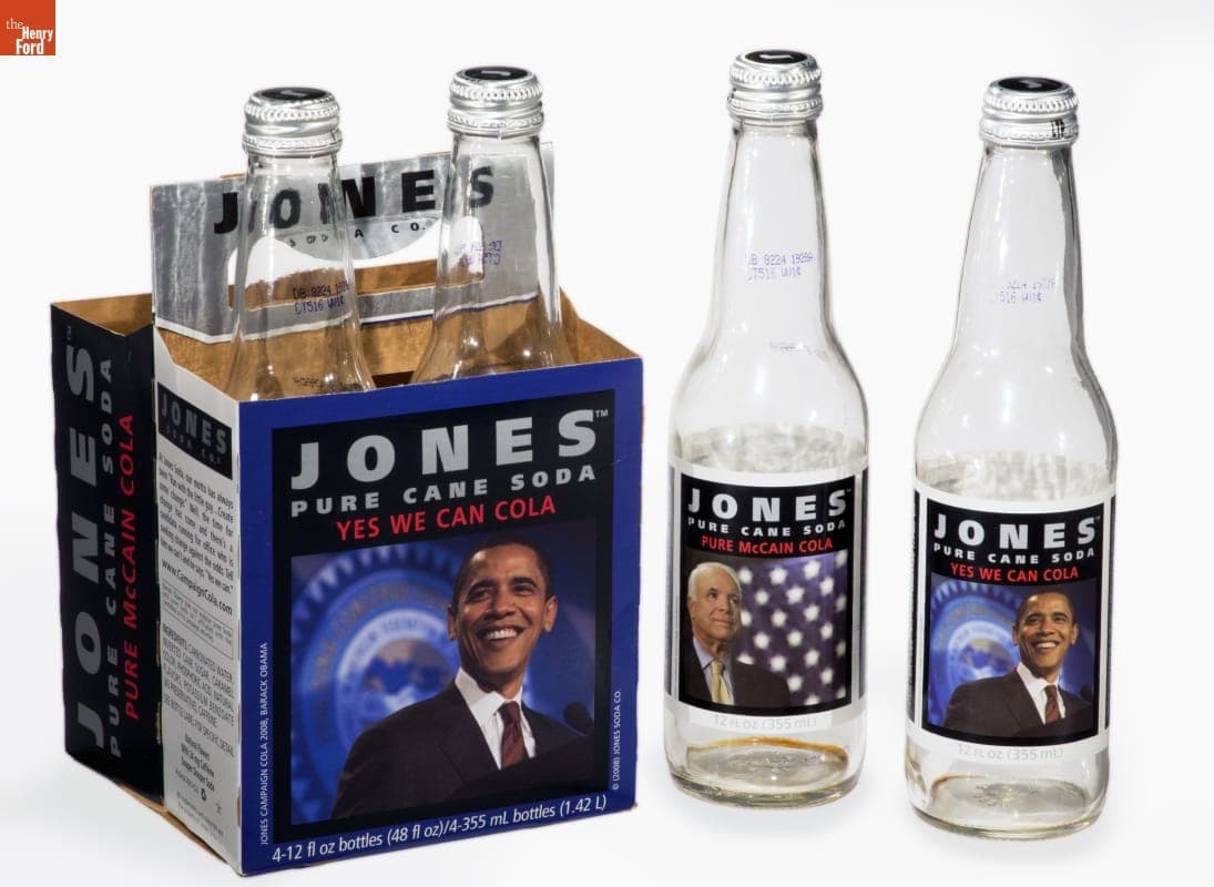 2008 Presidential Election Jones Pure Cane Cola, 2008