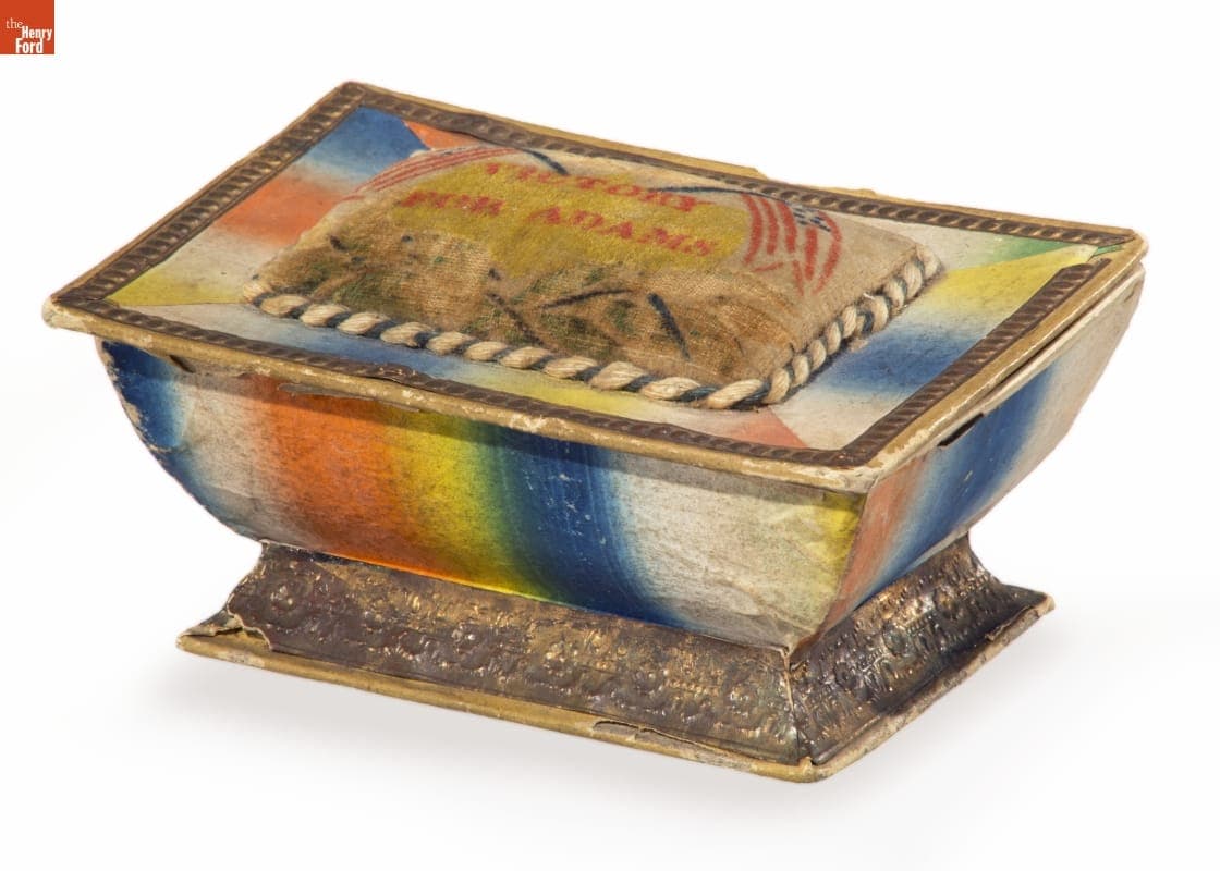 Sewing Box, "Victory for Adams," 1824-1828