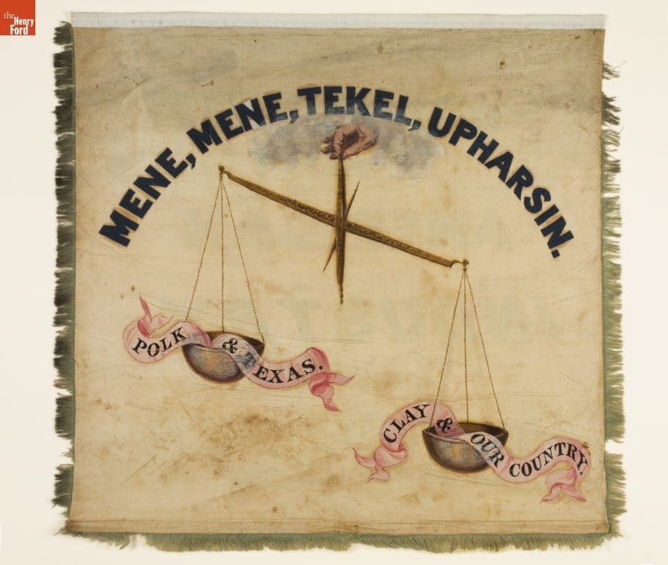 Henry Clay Campaign Banner, 1844