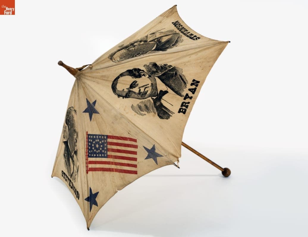 Bryan-Stevenson Campaign Umbrella, 1900