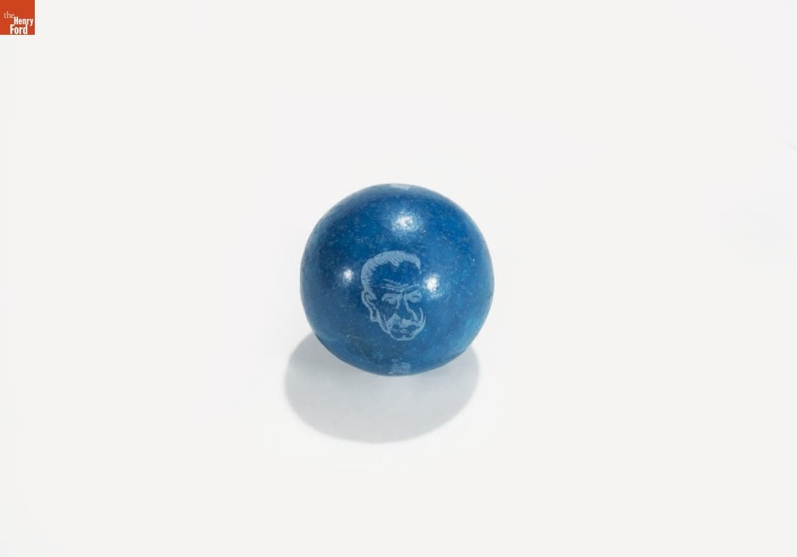 Lyndon Johnson Campaign Gumball, 1968