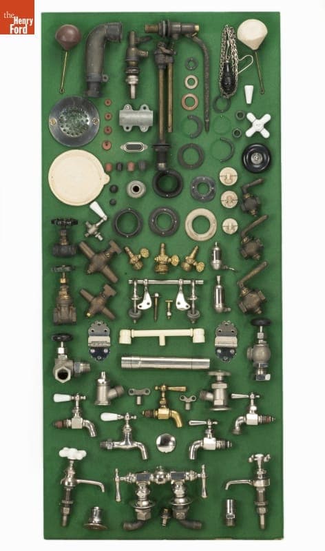 L. Miller & Son Store Display of Plumbing Fixtures and Gas Valves, 1923-1928