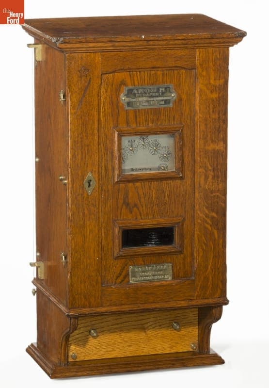 H. Aron Type K Meter, Used by Budapest General Electric Company, 1903