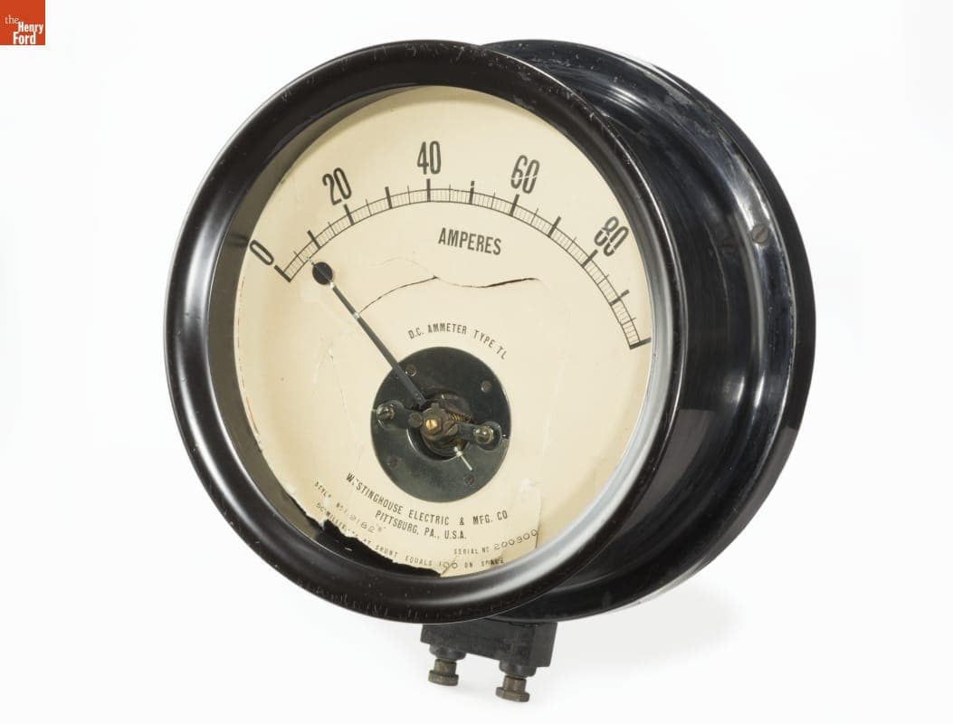 Westinghouse Type TL Ammeter, circa 1911
