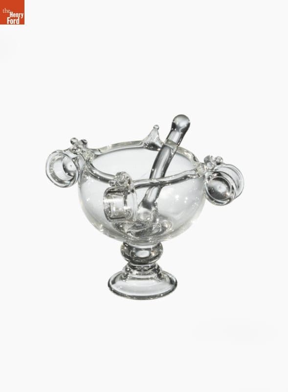 Miniature Punch Bowl with Ladle and Cups, 1966