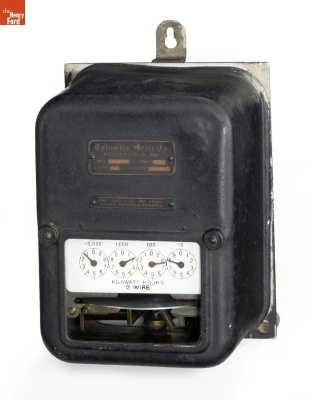 Columbia Meter Company Type D Wattmeter, 1910-1920