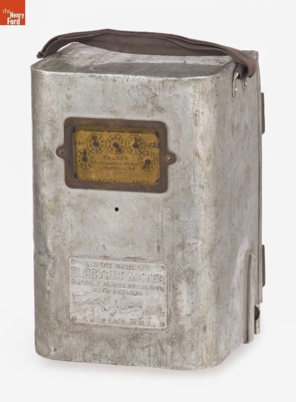 Edward S. Halsey Direct Current Electric Meter, 1897-1903