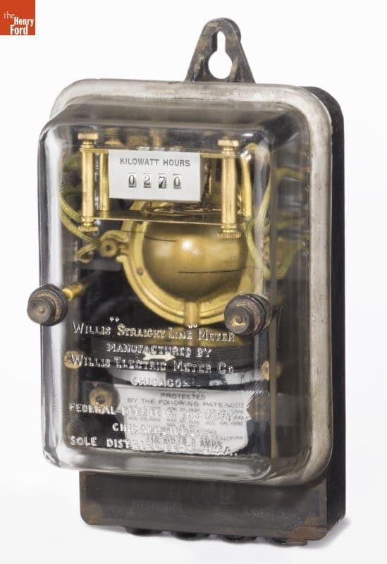 Willis Straight Line Wattmeter, 1907-1919