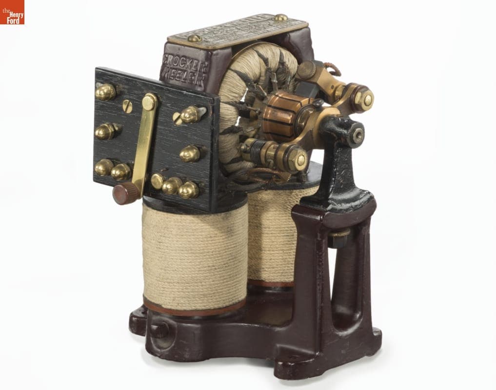 Crocker-Wheeler Motor, circa 1900