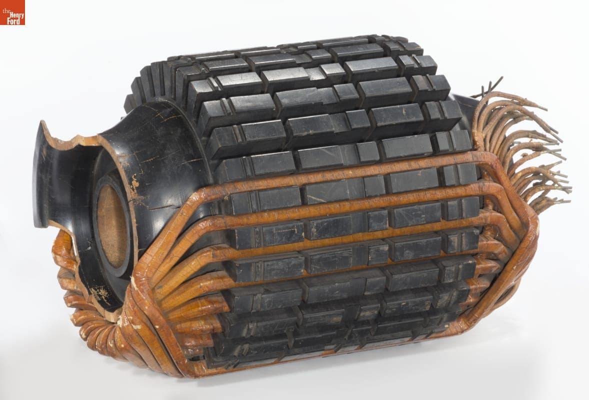 Model of a General Electric Armature with Coils Applied, circa 1898