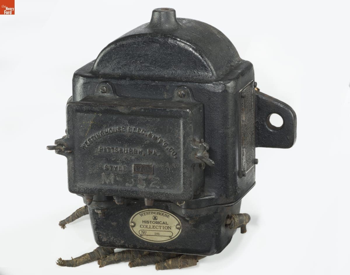 Westinghouse Transformer and Style 1750 Fuse Block, 1893-1910