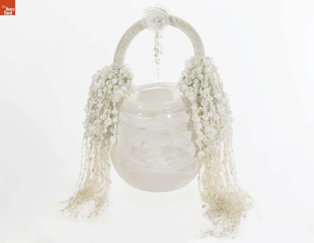 "White Wisteria Amulet Basket" by Laura Donefer, 2007