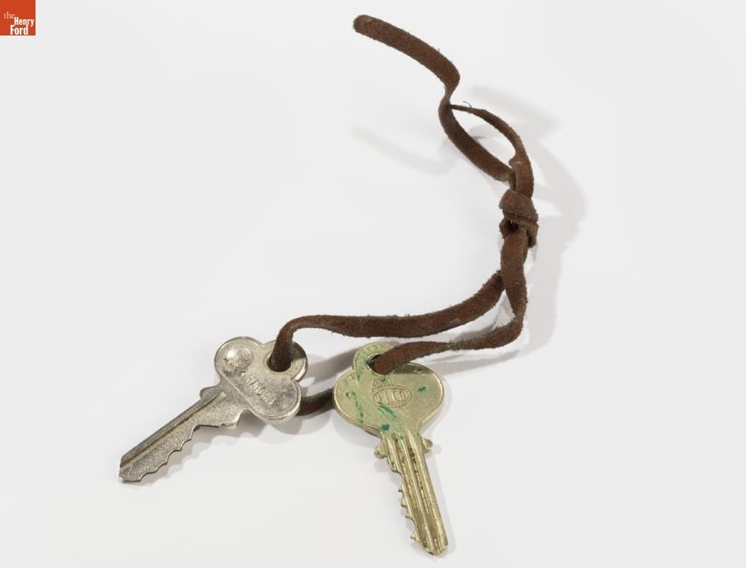 Set of Keys for a Studio Apartment in the Haight-Ashbury District of San Francisco, 1969