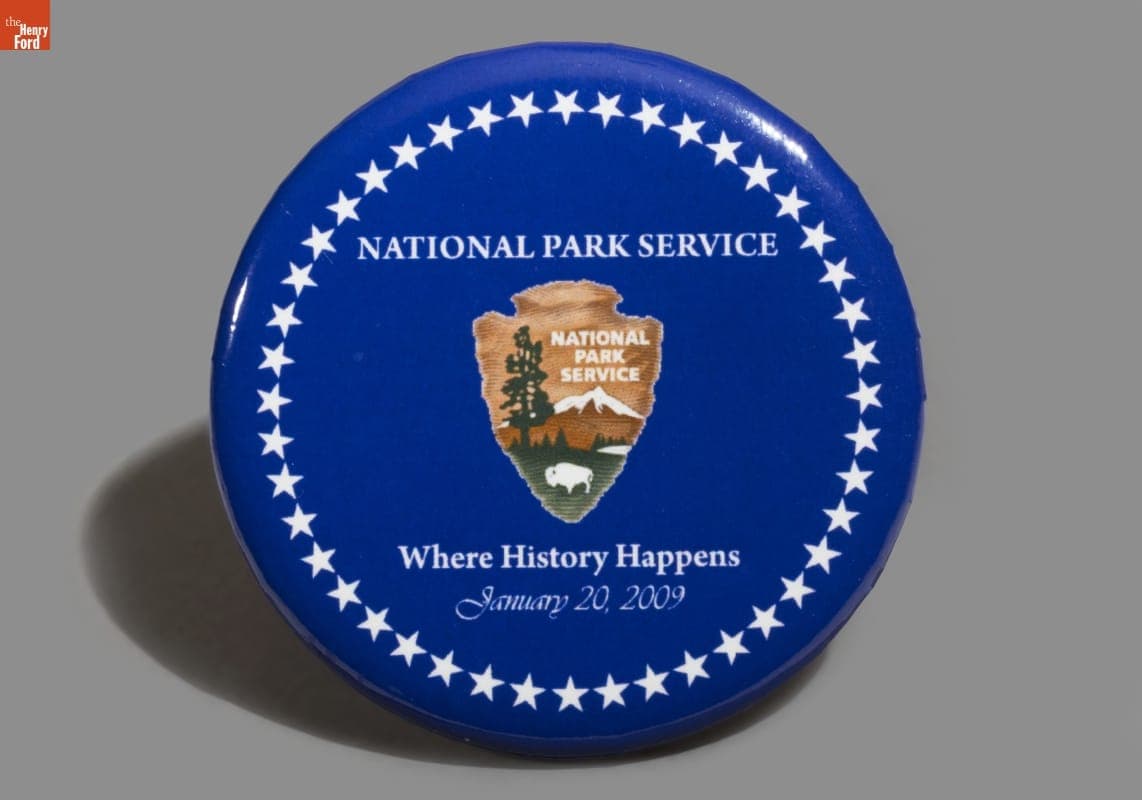 National Park Service Presidential Inauguration Button, 2009