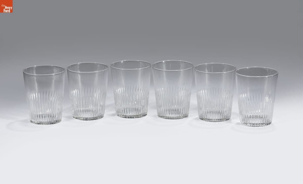 Set of Drinking Glasses, Used on the Yacht "Onika", 1930-1940