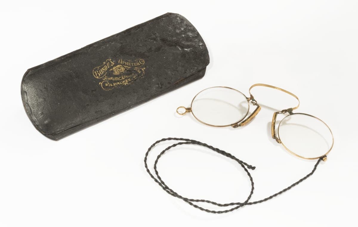 Pince-nez Eyeglasses, Used by William Roddis, 1890-1910