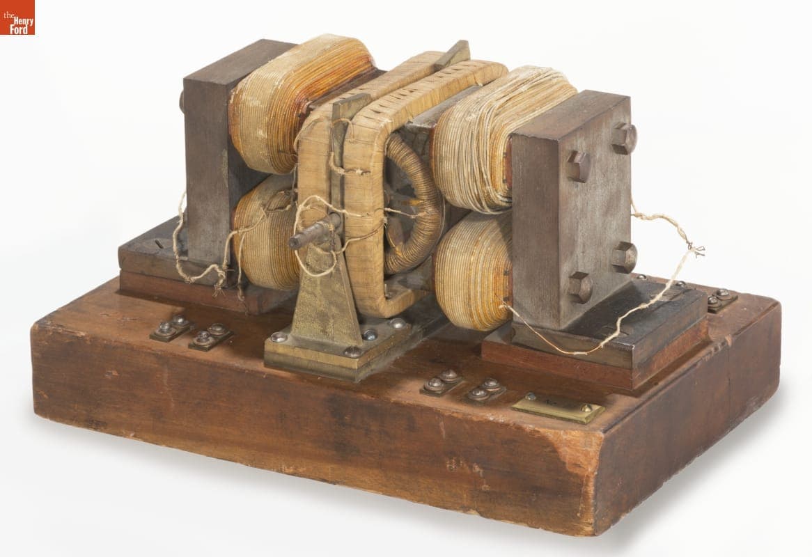 Model of a Van Depoele Generator, circa 1883