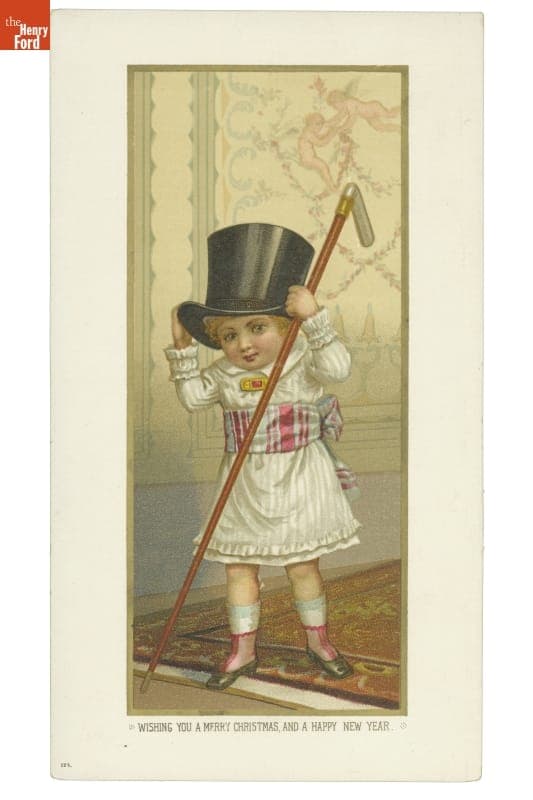 "Wishing You a Merry Christmas and a Happy New Year," 1881