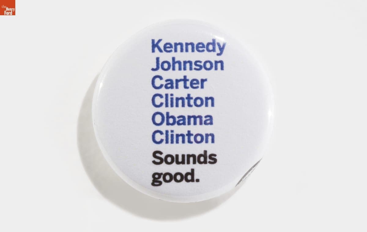 Hillary Clinton Campaign Button, 2016