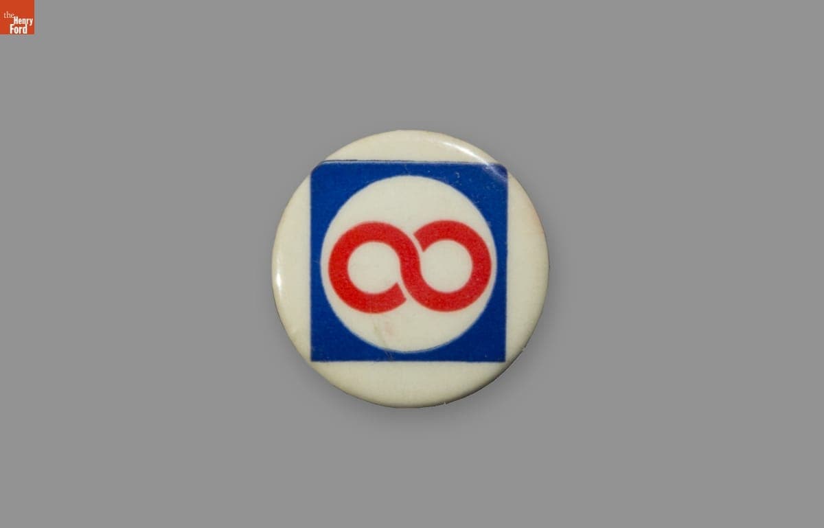 Button, National Welfare Rights Organization logo, 1966-1975