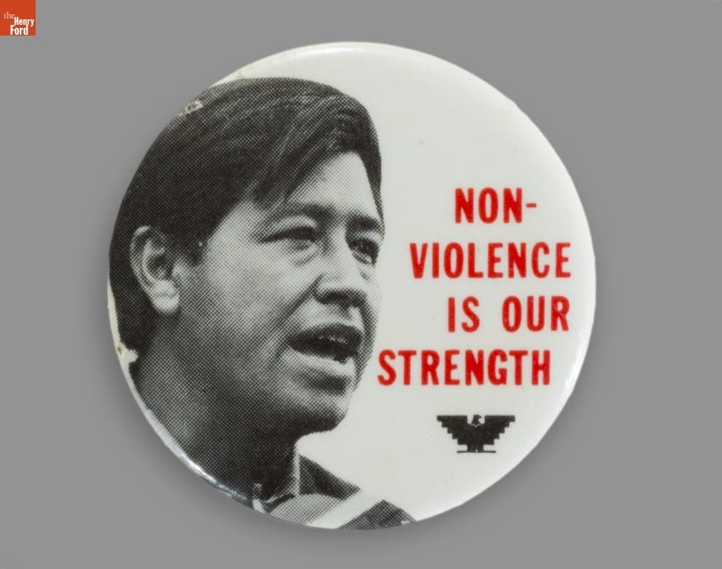 Button, "Non-Violence is Our Strength," 1965-1970