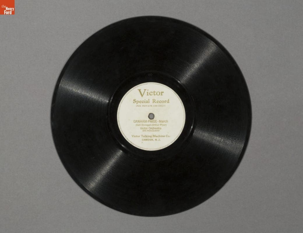 Victor Phonograph Record, "Graham-Paige March," 1928