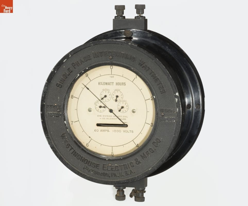 Westinghouse Type C Switchboard Wattmeter, 1906-1911