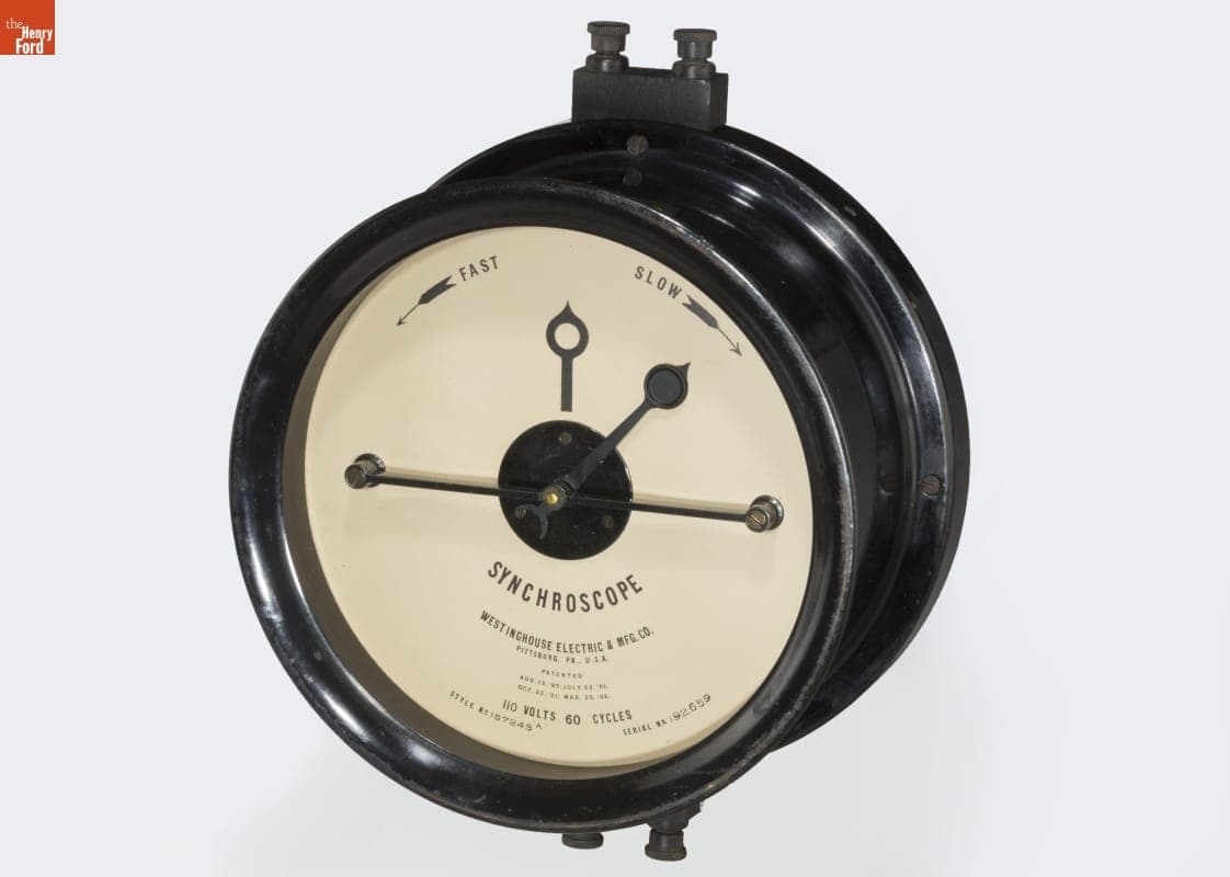 Westinghouse Inductor Type Synchroscope, 1905-1915