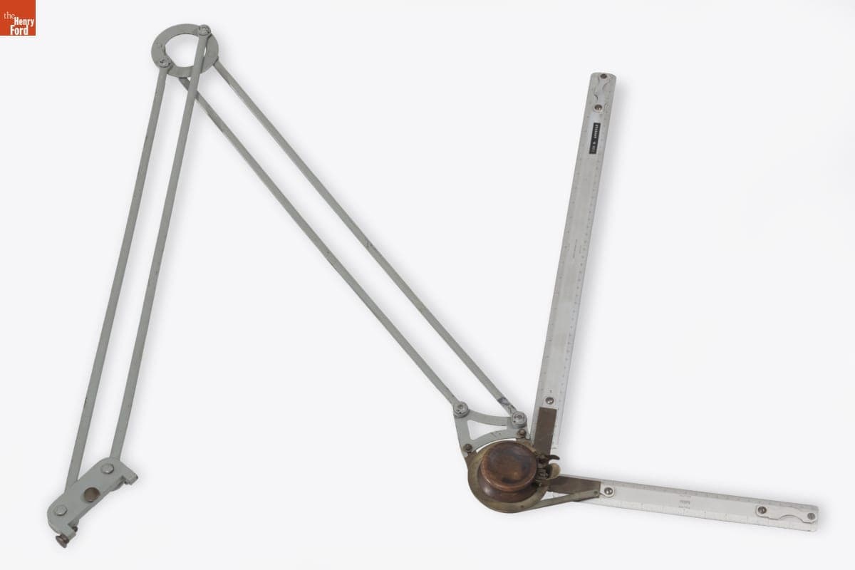 Drafting Machine, Used by Leo Goossen during His Work on the Novi V-8 Engine, 1940-1941