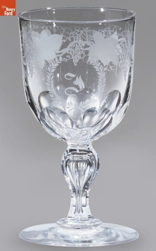 Goblet, Presented to Deming Jarves, circa 1858
