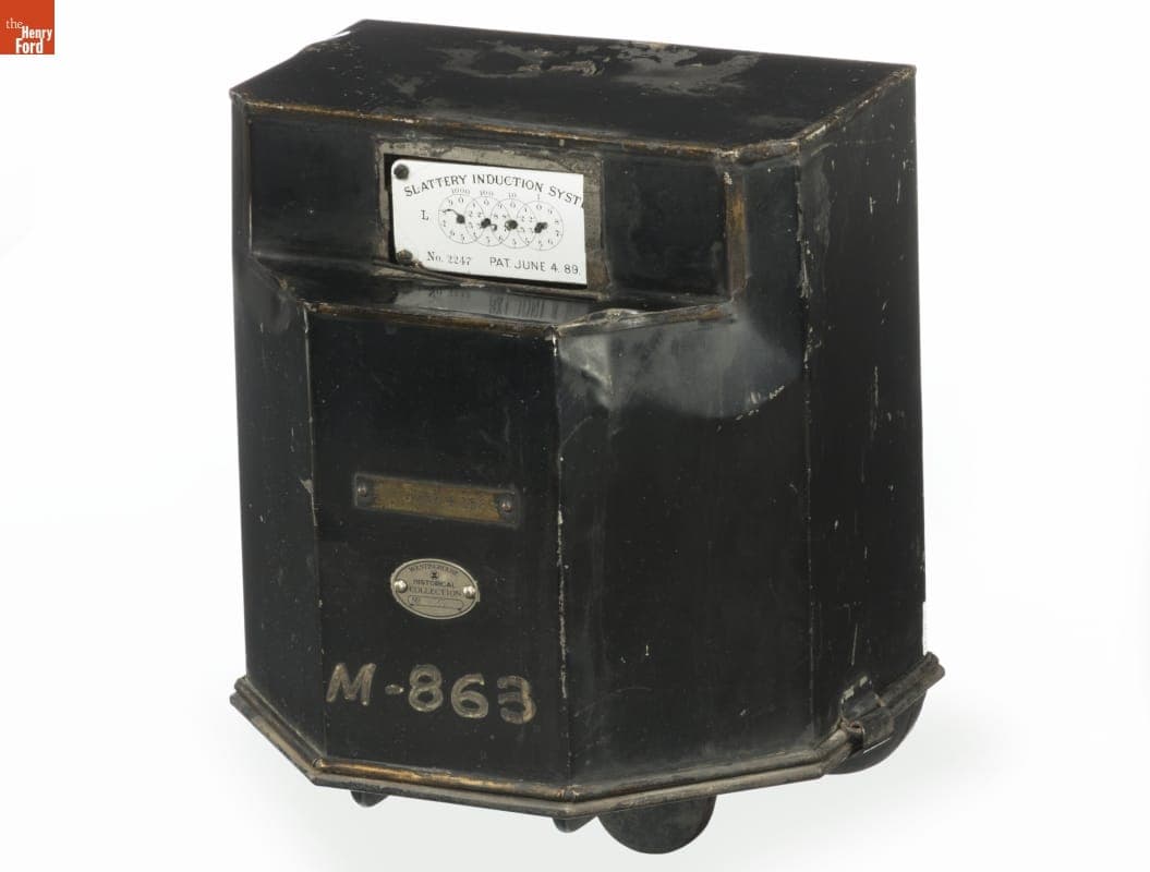 Fort Wayne Slattery Induction Meter, 1889-1892