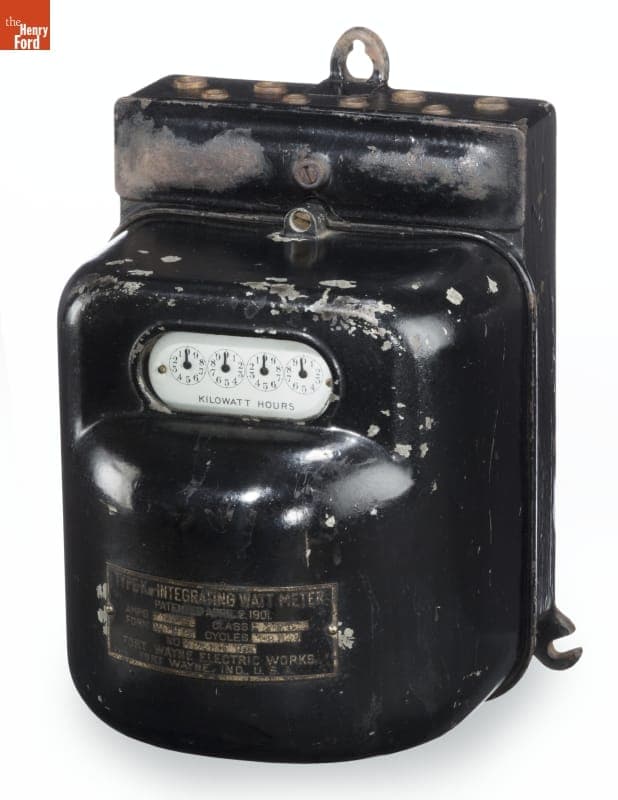 Fort Wayne Type K Wattmeter, 1901-1908
