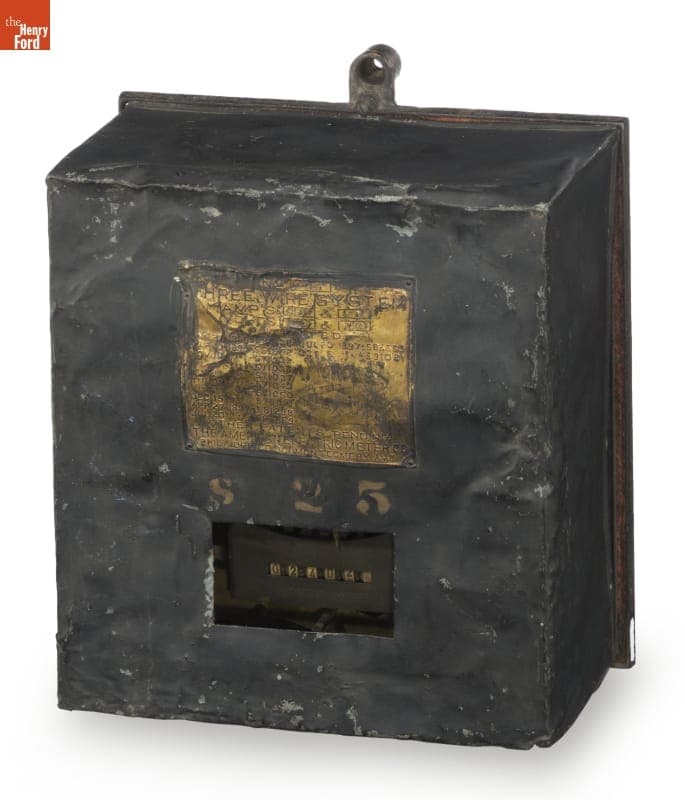 American Electric Meter Company Meter, 1897-1900