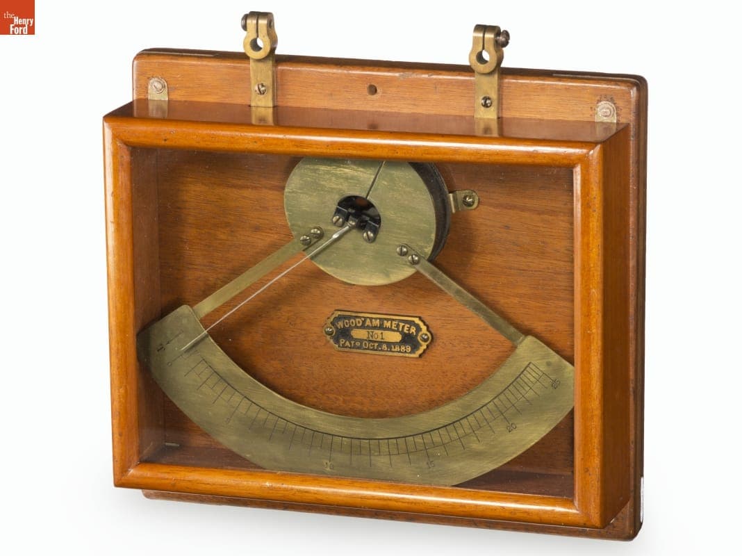 Fort Wayne Wood Ammeter, circa 1889