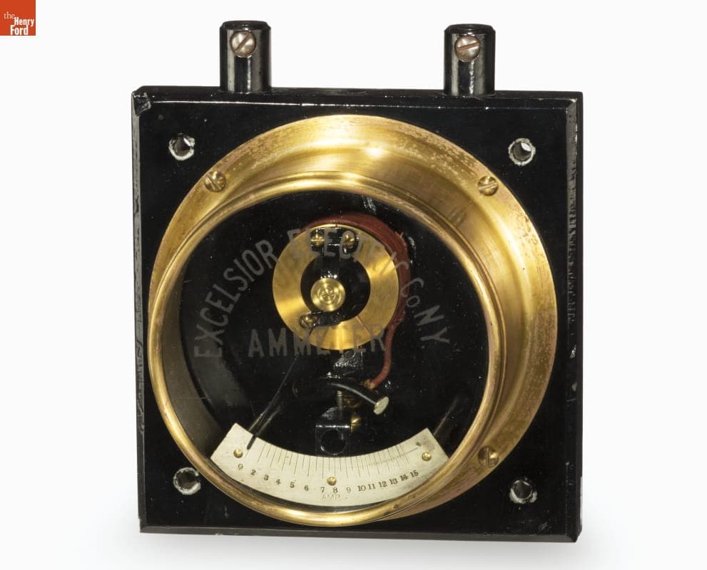 Excelsior Electric Company Ammeter, 1890-1900