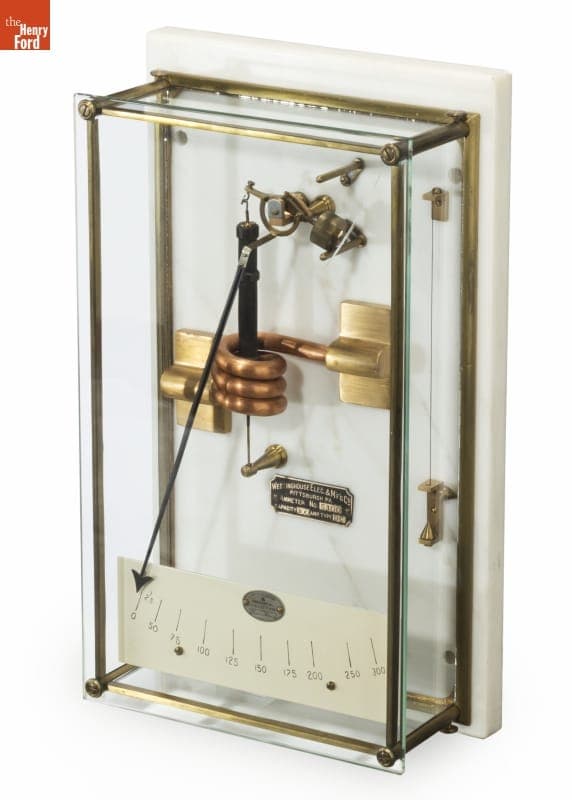Westinghouse Ammeter, circa 1895