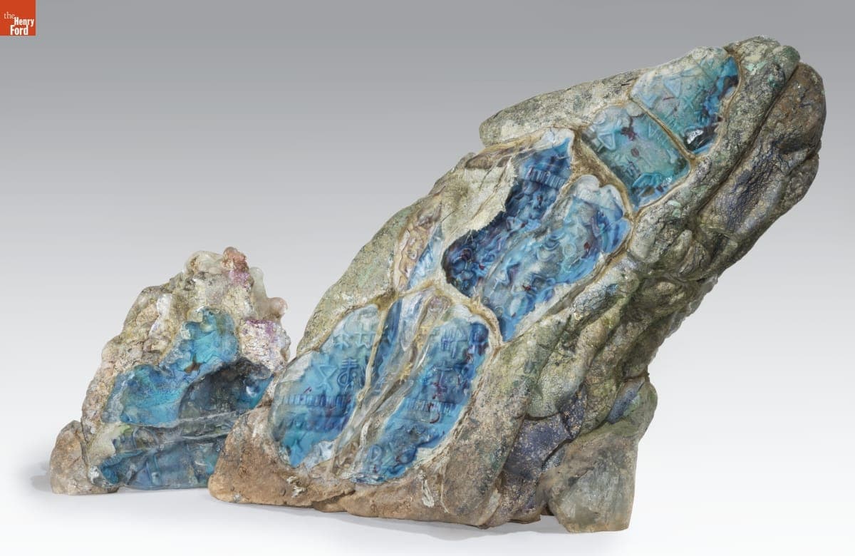 "Petroglyphic Rock Series" by Jon Kuhn, 1985