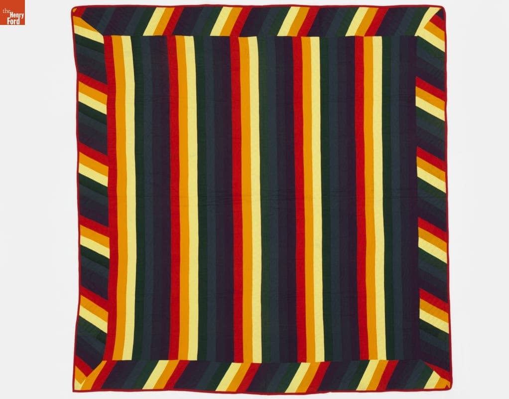 Joseph's Coat Quilt, circa 1890