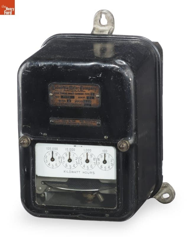 Columbia Meter Company Type D Wattmeter, 1910-1920