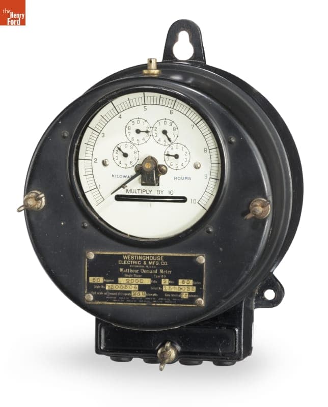 Westinghouse Type RO Wattmeter, circa 1914