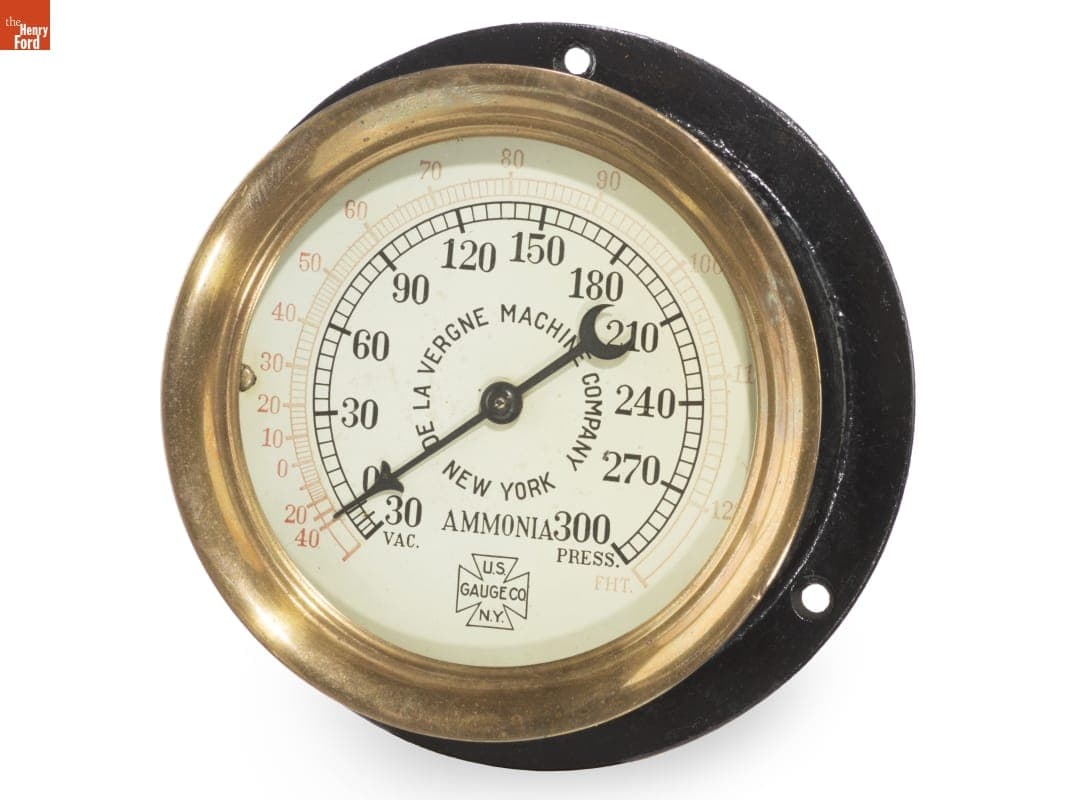 De La Vergne Machine Company Gauge, 1897-1917