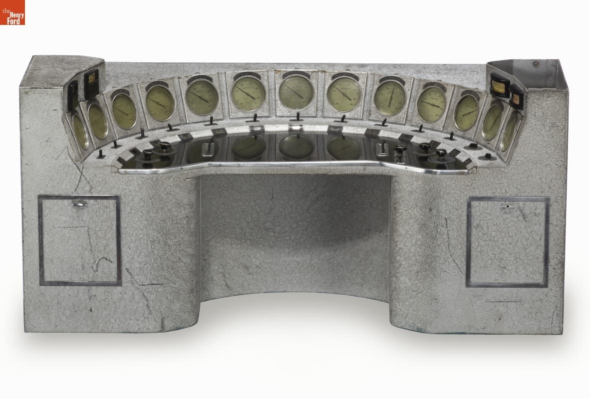 Model of a Wind Tunnel Control Panel, Displayed at the New York World's Fair, 1938-1939