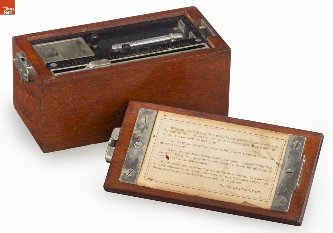 Edison Lamp Company Voltmeter, circa 1886