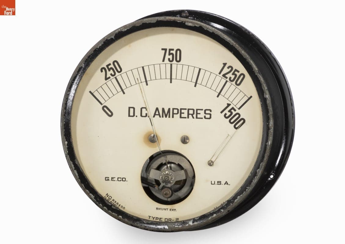 General Electric Type DR-2 Ammeter, circa 1930